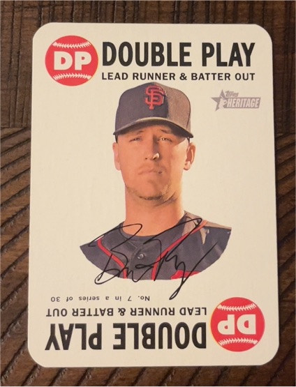 2017 Topps Heritage #7 Buster Posey — front
