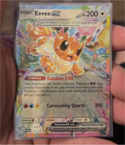 2016 Pokémon Prismatic Evolutions #075 Eevee ex — front