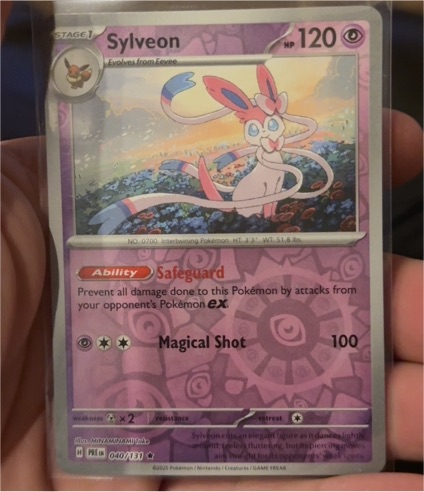 2023 Pokémon Scarlet & Violet Prismatic Evolutions #040 Sylveon — front