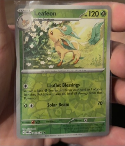 2024 Pokémon Sv06: Twilight Masquerade #011 Leafeon — front