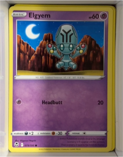 2022 Pokémon #079 Elgyem — front