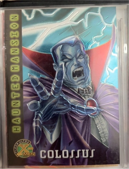 1995 Fleer Ultra X-Men Chromium Haunted Mansion #91 Colossus — front