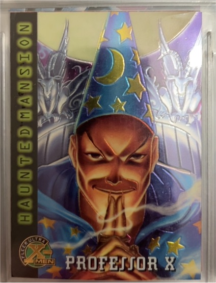 1995 Fleer Ultra X-Men Chromium #95 Professor X Haunted Mansion — front