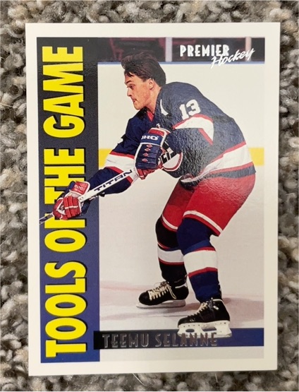 1994-95 Topps Premier #416 Teemu Selanne — front
