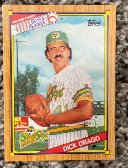 1989 Topps Senior League #17 Dick Drago — front