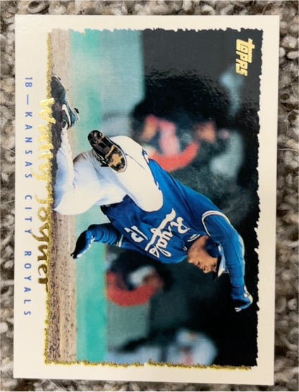 1995 Topps #115 Wally Joyner — front