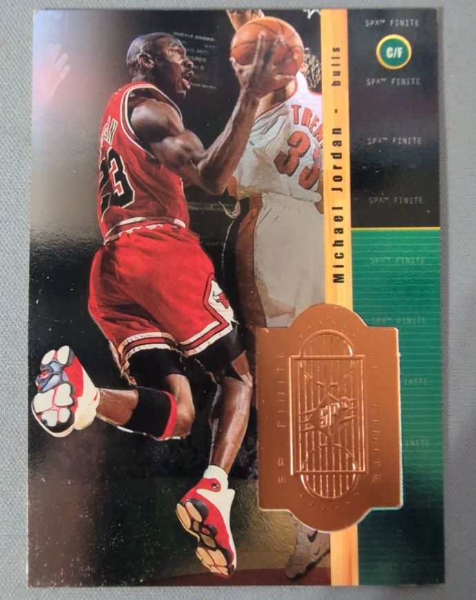 1998-99 Upper Deck SPx Finite #S1 Michael Jordan — front