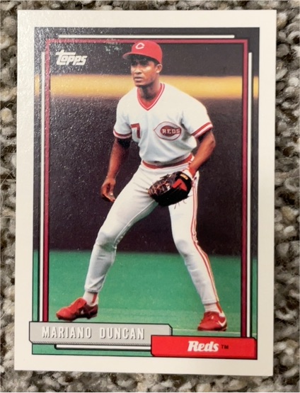 1992 Topps #589 Mariano Duncan — front