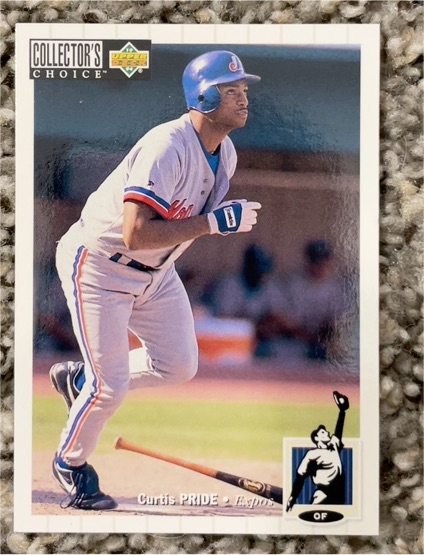 1994 Upper Deck Collector's Choice #233 Curtis Pride — front