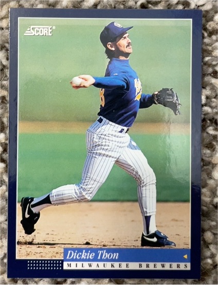 1994 Score #505 Dickie Thon — front