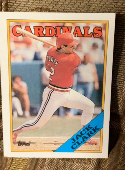 1988 Topps #100 Jack Clark — front