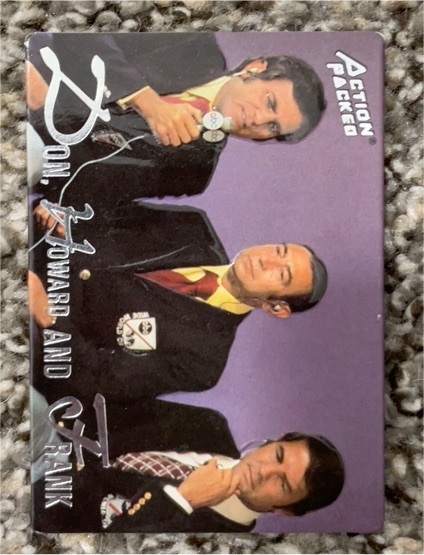 1994 Action Packed Monday Night Football #65 Don Meredith Howard Cosell Frank Gifford — front