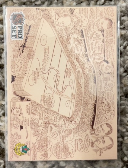 1991-92 Pro Set #591 Boston Bruins Cartoon — front