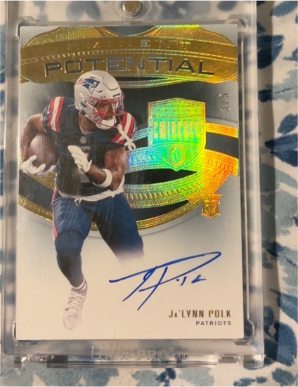 2024 Panini Potential Ja'Lynn Polk #POTENTIAL Patriots — front