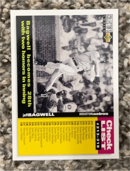 1995 Upper Deck Collector's Choice #528 Jeff Bagwell — front