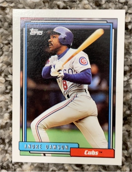 1992 Topps #460 Andre Dawson — front