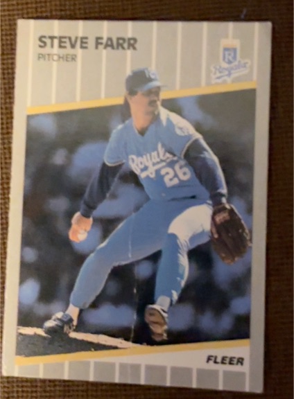 1989 Fleer #281 Steve Farr — front