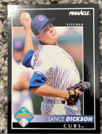 1992 Pinnacle #272 Lance Dickson — front