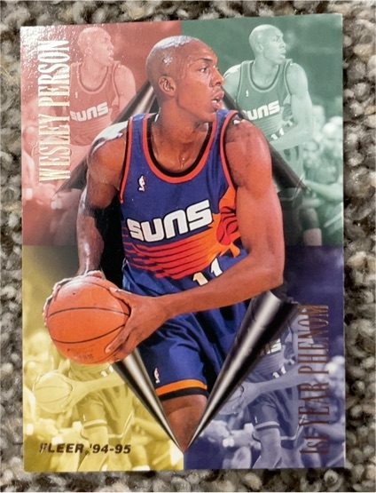 1994-95 Fleer #6 Wesley Person 1st Year Phenoms — front