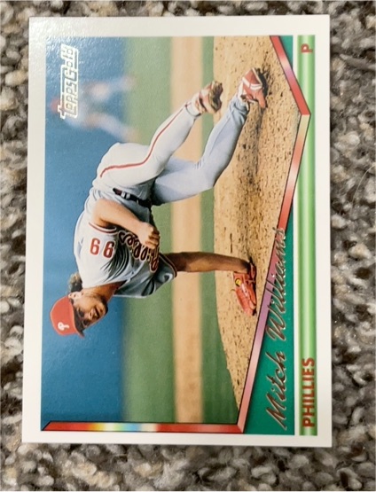 1994 Topps Gold #114 Mitch Williams — front