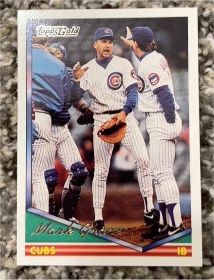 1994 Topps Gold #360 Mark Grace — front