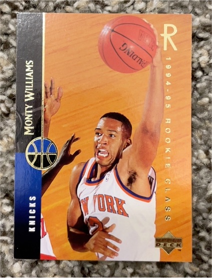1994-95 Upper Deck #283 Monty Williams — front