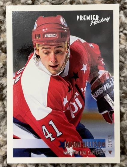 1994-95 Topps Premier #467 Jason Allison — front