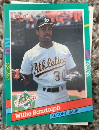 1991 Donruss #766 Willie Randolph — front