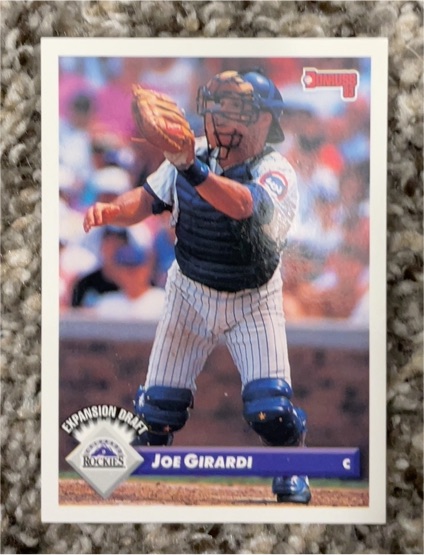 1993 Donruss #736 Joe Girardi — front