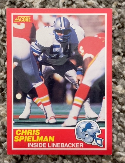 1989 Score #167 Chris Spielman — front