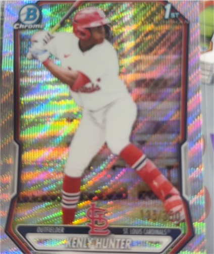 2026 Bowman Chrome #BCP-130 Kenly Hunter — front