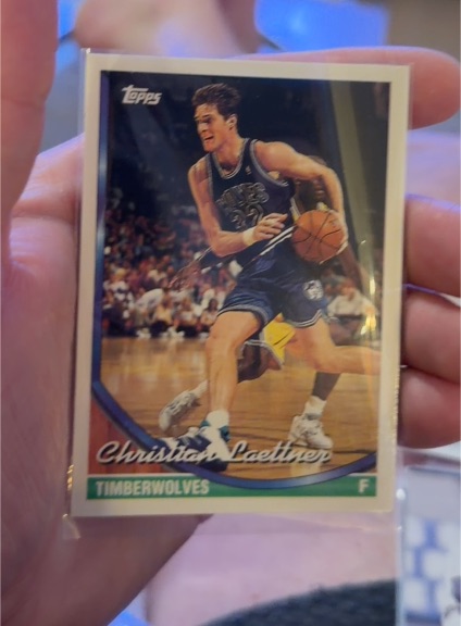 1993-94 Topps #27 Christian Laettner — front