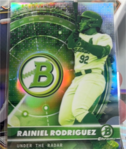 2026 Bowman Chrome #UR-7 Rainiel Rodriguez Under The Radar — front