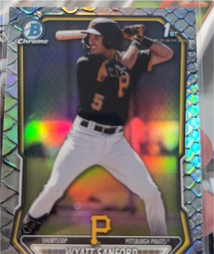 2026 Bowman Chrome #BCP-66 Wyatt Sanford — front