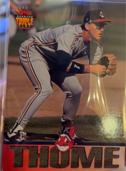 1994 Donruss Triple Play #120 Jim Thome — front