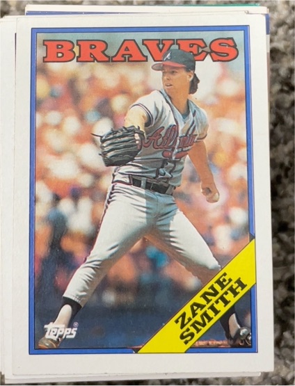 1988 Topps #297 Zane Smith — front