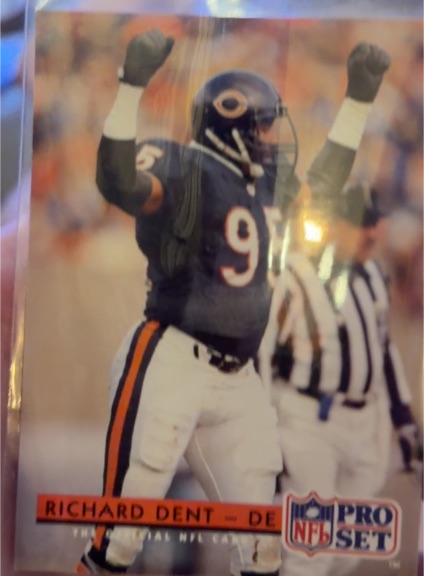 1992 Pro Set #121 Richard Dent Chicago Bears — front
