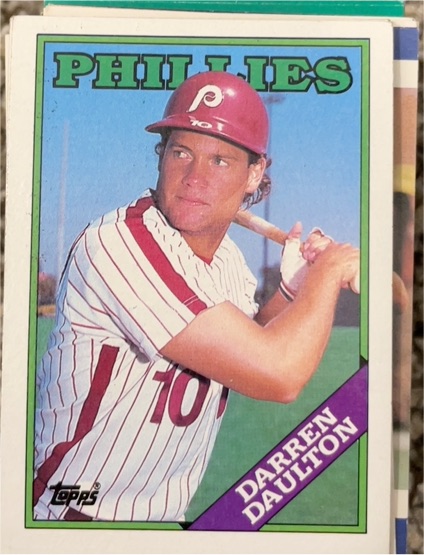 1988 Topps #468 Darren Daulton Philadelphia Phillies — front