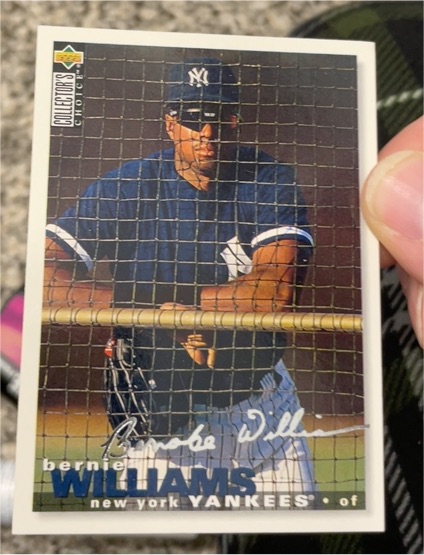 1995 Upper Deck Collector's Choice #517 Bernie Williams — front