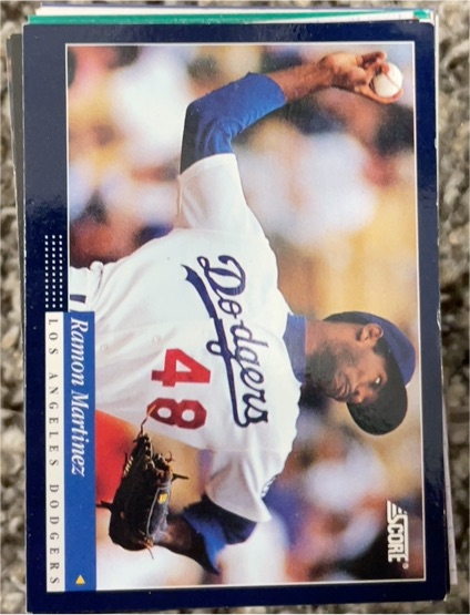 1994 Score #233 Ramon Martinez — front