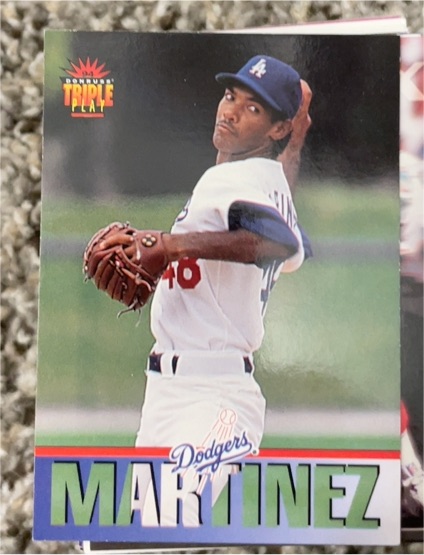 1994 Donruss Triple Play #86 Ramon Martinez — front