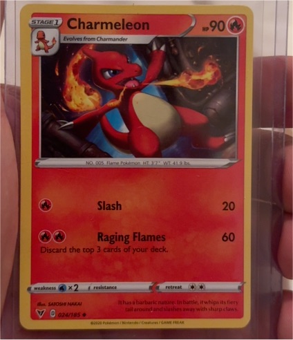 2020 Pokémon TCG Vivid Voltage #024 Charmeleon — front