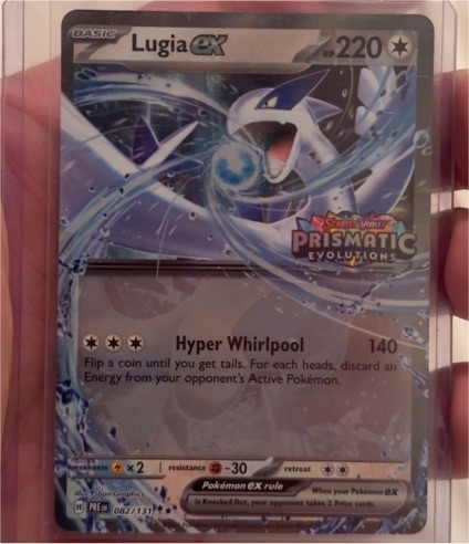 2016 Pokémon Prismatic Evolutions #082 Lugia EX — front