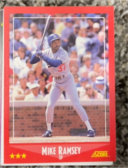 1988 Score #267 Mike Ramsey — front