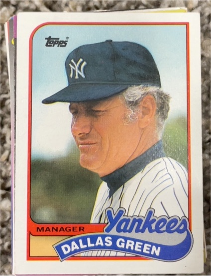 1989 Topps #104 Dallas Green — front