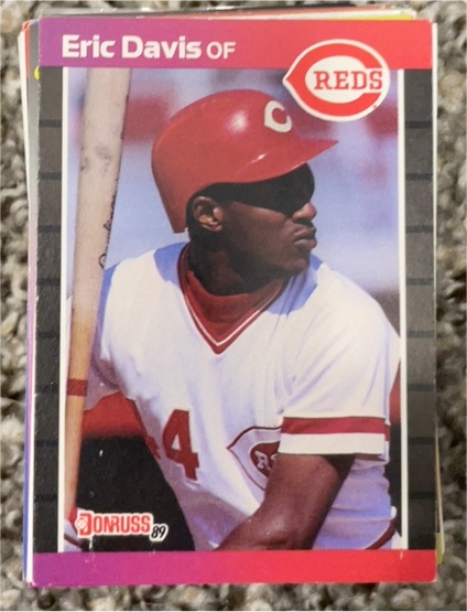 1989 Donruss #80 Eric Davis — front
