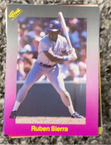 1989 Classic Travel Purple #162 Ruben Sierra — front