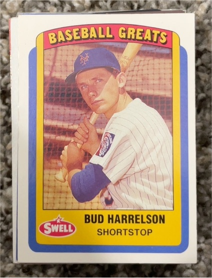 1990 Swell Baseball Greats #111 Bud Harrelson — front
