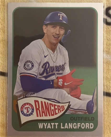 2025 Topps Heritage 25th Anniversary #H25-14 Wyatt Langford — front