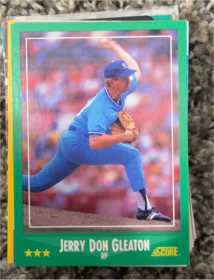 1988 Score #343 Jerry Don Gleaton — front